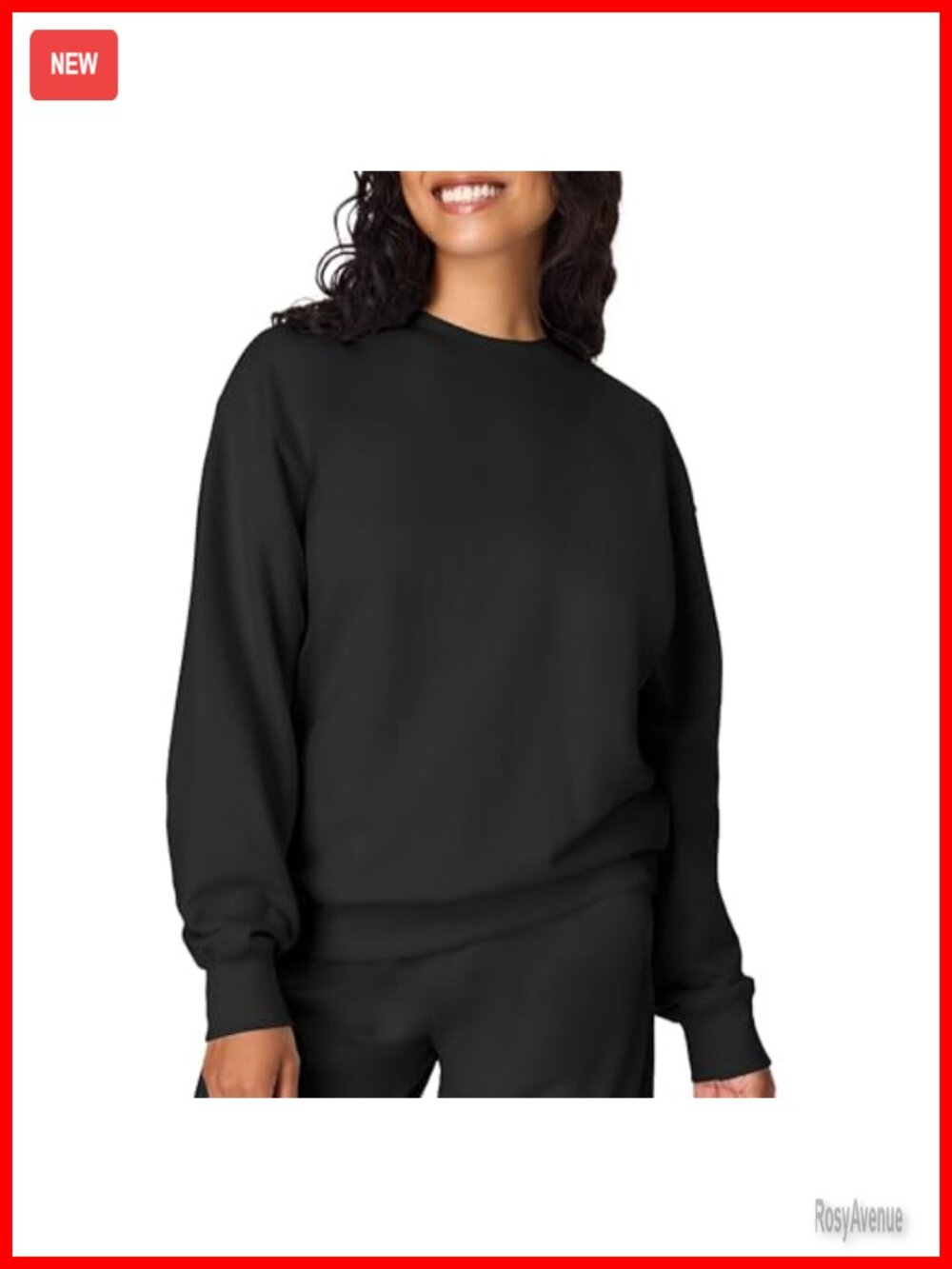 Hanes Originals Women's Midweight Fleece Sweatshirt Crewneck Pullover